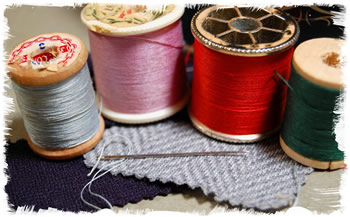 Needle and Thread for sewing and mending cloth